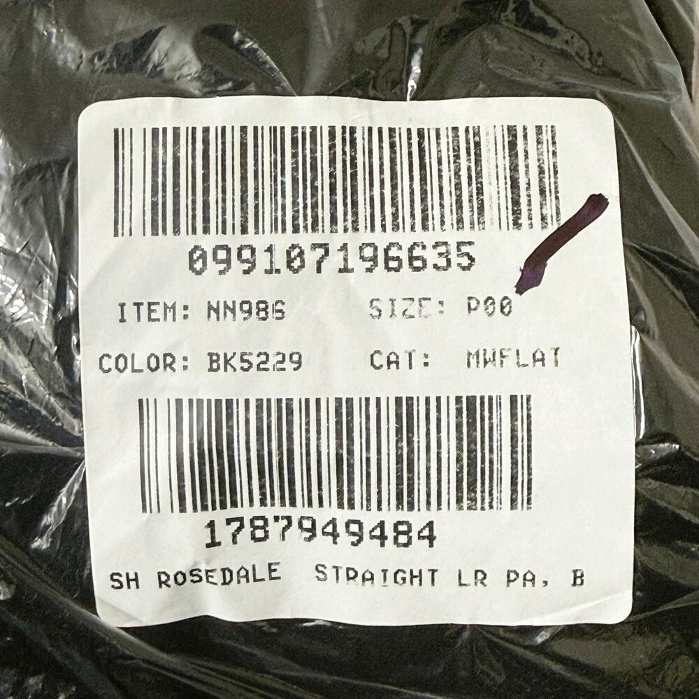 Madewell Black The Petite Rosedale High-Rise Straight Pant in Crepe Size 00P - Picture 15 of 15